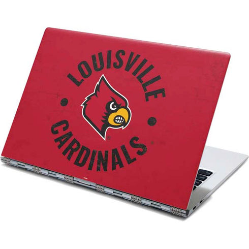 University of Louisville Cardinals Faded Yoga 910 2-in-1 14in Touch-Screen Skin