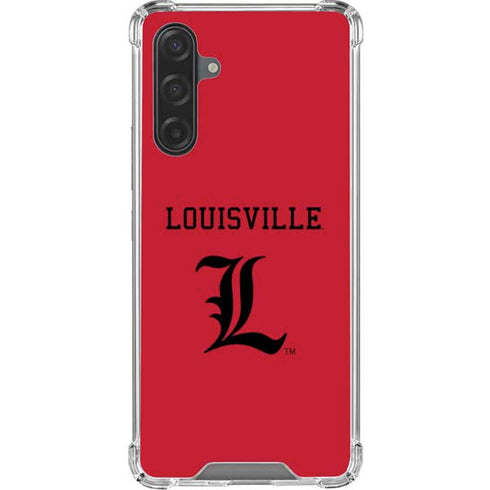 University of Louisville Cardinals Galaxy A17 Clear Case