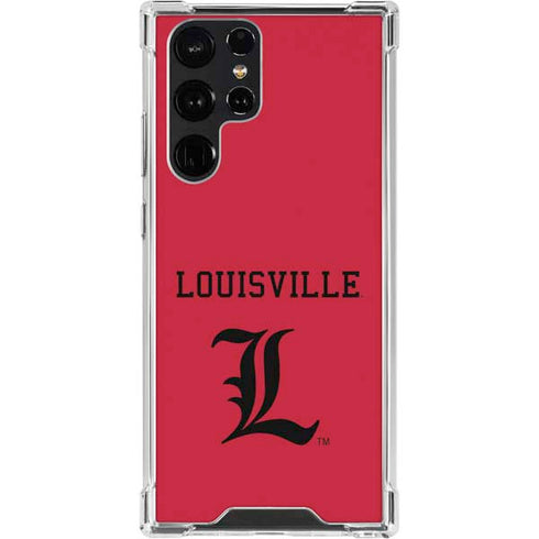 University of Louisville Cardinals Galaxy S23 Ultra Clear Case