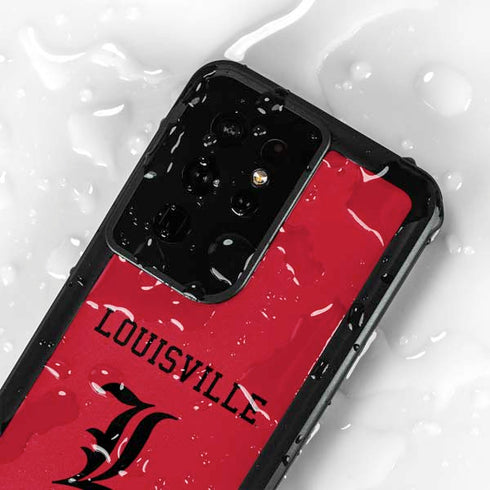 University of Louisville Cardinals Galaxy S24 Ultra Waterproof Case