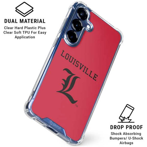 University of Louisville Cardinals Galaxy S25 Plus Clear Case