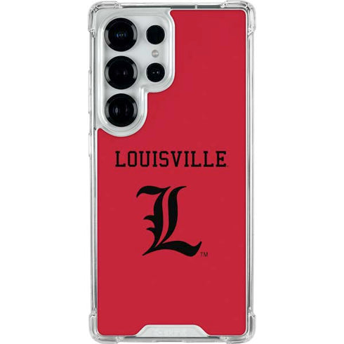 University of Louisville Cardinals Galaxy S25 Ultra Clear Case