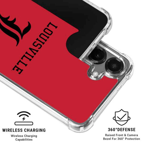 University of Louisville Cardinals Galaxy S26 Plus Clear Case