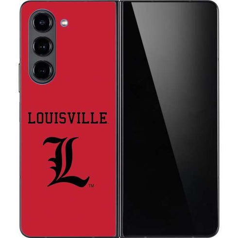 University of Louisville Cardinals Galaxy Z Fold5 5G Skin