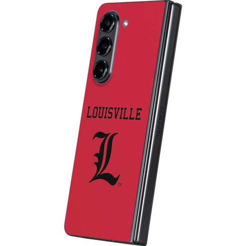 University of Louisville Cardinals Galaxy Z Fold5 5G Skin