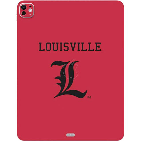 University of Louisville Cardinals iPad Pro 13in M4 (2024) Skin