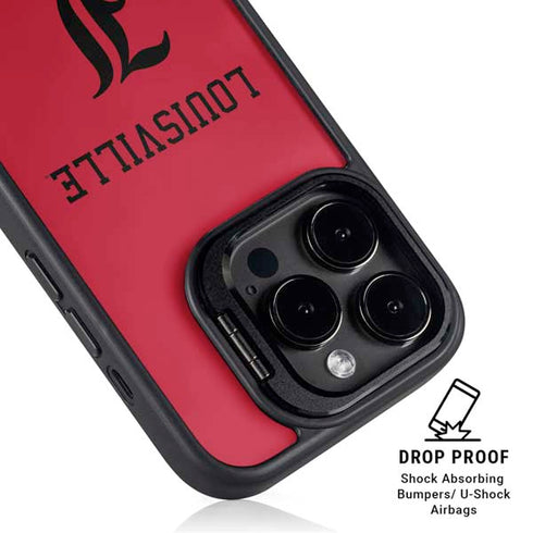 University of Louisville Cardinals iPhone 13 Pro Kickstand Case