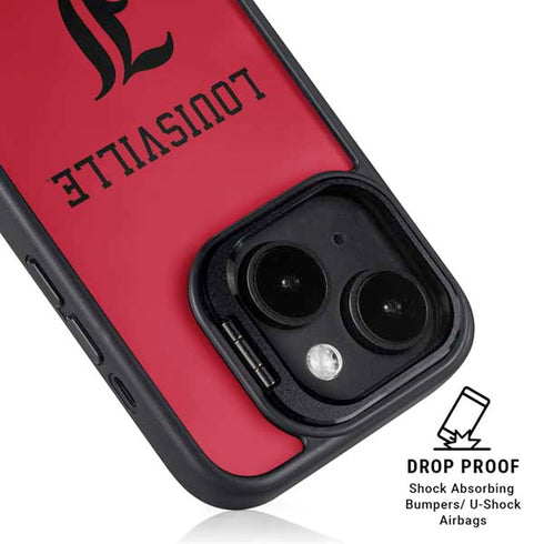 University of Louisville Cardinals iPhone 14 Plus Kickstand Case