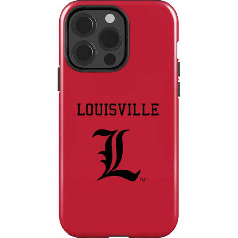 University of Louisville Cardinals iPhone 15 Pro Impact Case