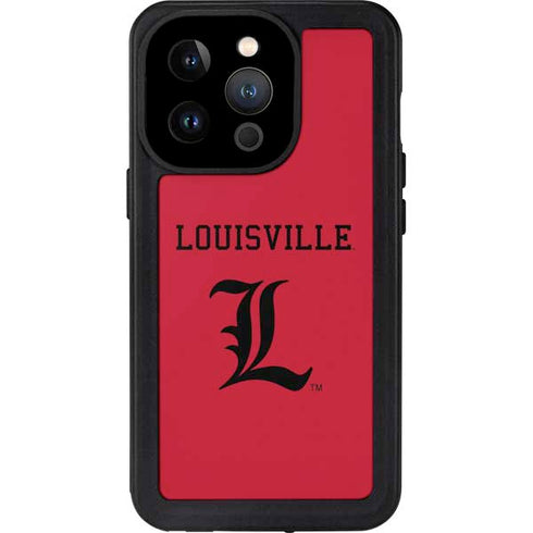 University of Louisville Cardinals iPhone 15 Pro Waterproof Case