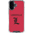University of Louisville Cardinals iPhone 16 Clear Case