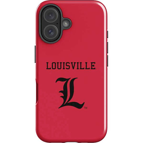 University of Louisville Cardinals iPhone 16 Plus Impact Case