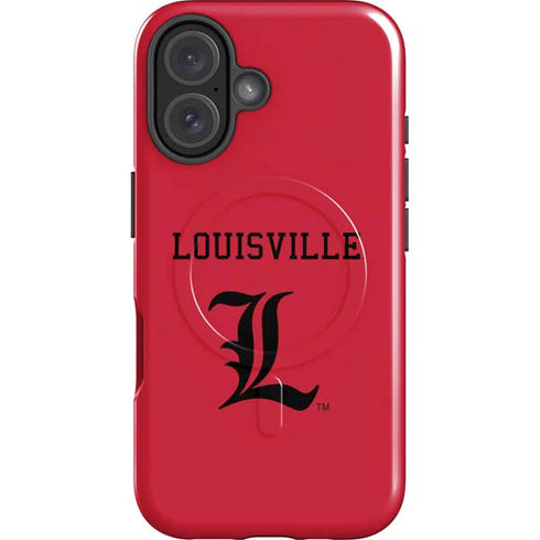 University of Louisville Cardinals iPhone 16 Plus Magsafe Impact Case