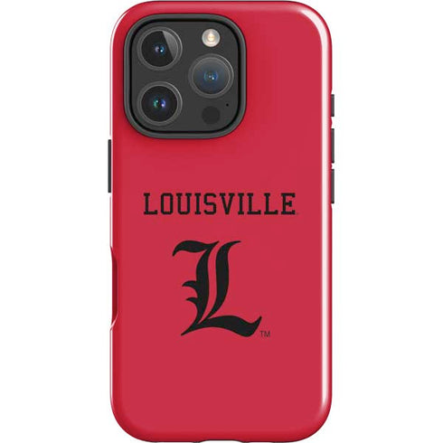 University of Louisville Cardinals iPhone 16 Pro Impact Case