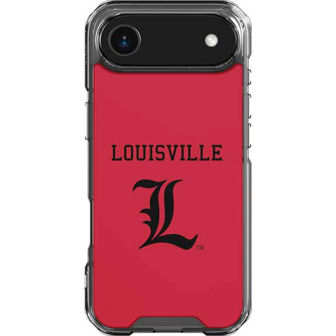 University of Louisville Cardinals iPhone 17 Air Clear Case