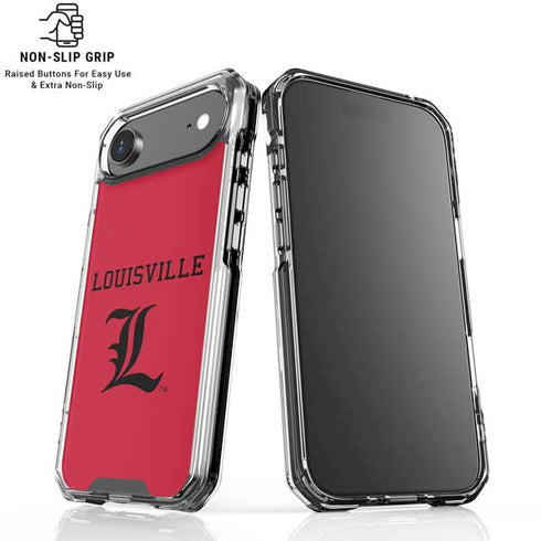 University of Louisville Cardinals iPhone 17 Air Clear Case