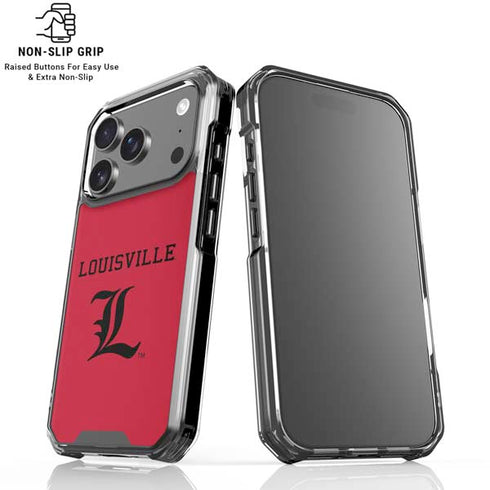 University of Louisville Cardinals iPhone 17 Pro Max Clear Case