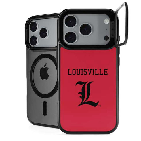 University of Louisville Cardinals iPhone 18 Pro Kickstand Case