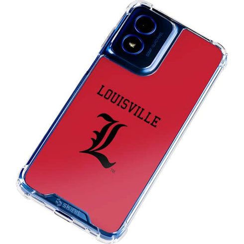 University of Louisville Cardinals Moto G 5G (2024) Clear Case
