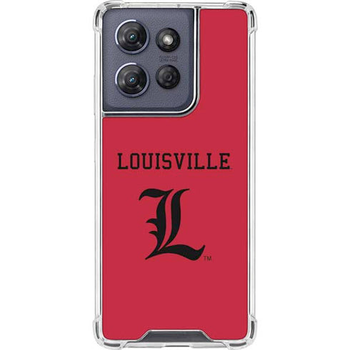 University of Louisville Cardinals Moto G Power 5G (2025) Clear Case