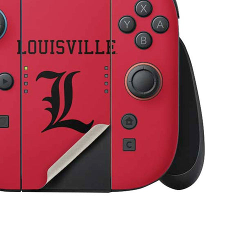 University of Louisville Cardinals Nintendo Switch 2 (2025) Joy-Con Controller Skin