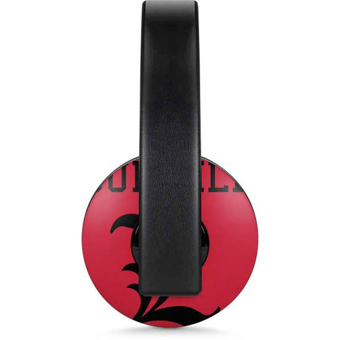 University of Louisville Cardinals PlayStation 4 Gold Wireless Headset Skin