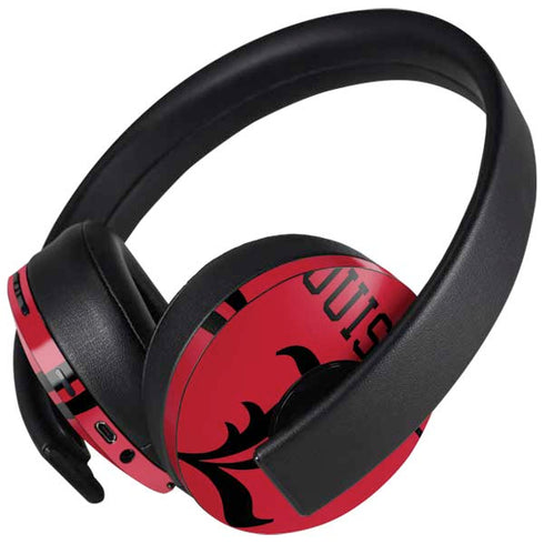 University of Louisville Cardinals PlayStation 4 Gold Wireless Headset Skin