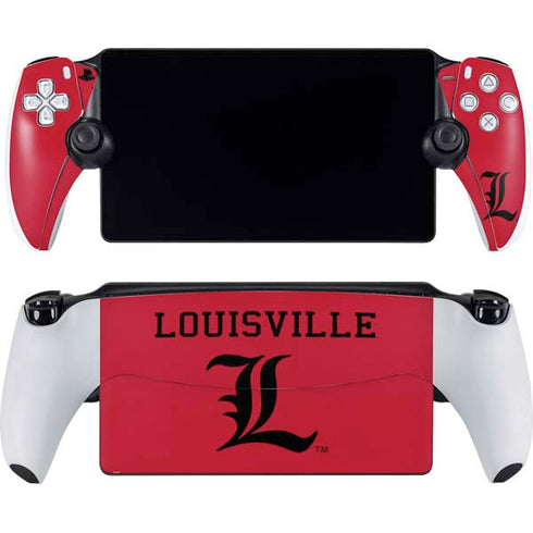 University of Louisville Cardinals PlayStation Portal Remote Player Skin