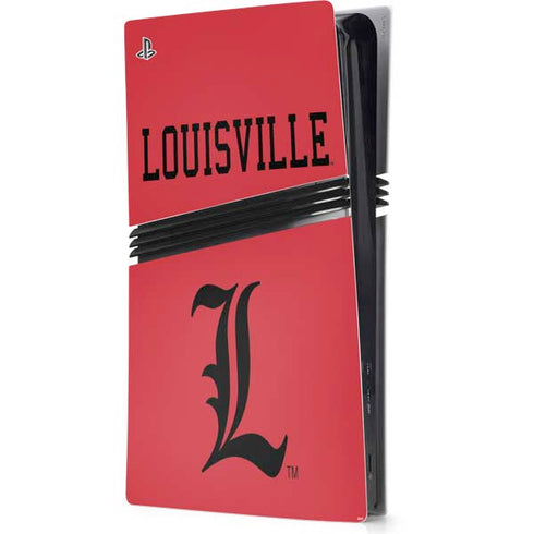 University of Louisville Cardinals PS5 Pro Console Skin