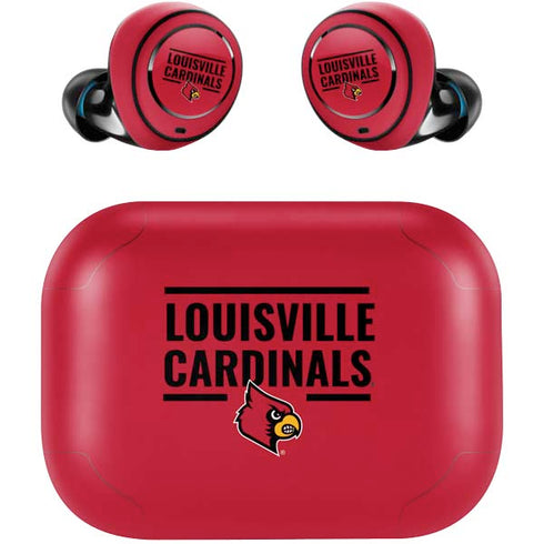University of Louisville Cardinals Striped Amazon Echo Buds Skin