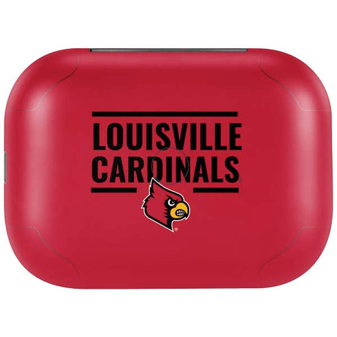 University of Louisville Cardinals Striped Amazon Echo Buds Skin