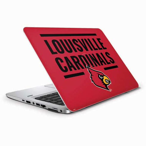 University of Louisville Cardinals Striped HP Elitebook Skin