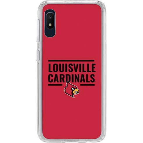 University of Louisville Cardinals Striped Galaxy Cases