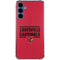 University of Louisville Cardinals Striped Galaxy A55 5G Clear Case