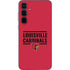 University of Louisville Cardinals Striped Galaxy A55 5G Skin