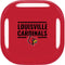 University of Louisville Cardinals Striped Galaxy Buds Live Skin
