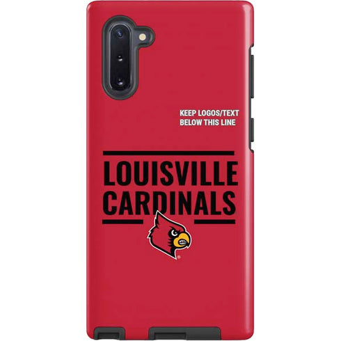 University of Louisville Cardinals Striped Galaxy Cases