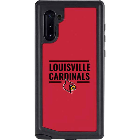 University of Louisville Cardinals Striped Galaxy Cases