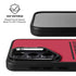 University of Louisville Cardinals Striped Galaxy S25 Kickstand Case