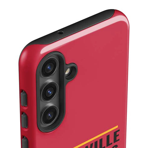 University of Louisville Cardinals Striped Galaxy S25 Plus Impact Case