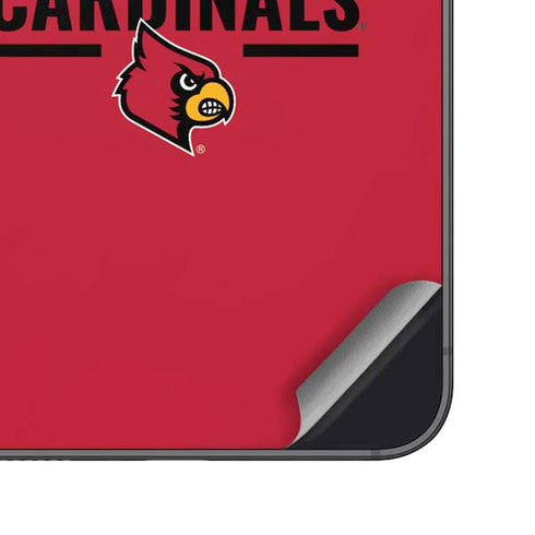 University of Louisville Cardinals Striped Galaxy S24 Plus Skin