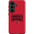 University of Louisville Cardinals Striped Galaxy S26 Impact Case