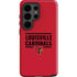 University of Louisville Cardinals Striped Galaxy S26 Ultra Impact Case
