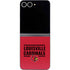 University of Louisville Cardinals Striped Galaxy Z Flip6 Skin