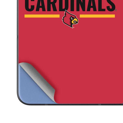 University of Louisville Cardinals Striped Galaxy Z Fold5 5G Skin