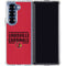 University of Louisville Cardinals Striped Galaxy Z Fold6 Clear Case