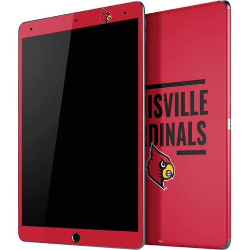University of Louisville Cardinals Striped iPad Skins