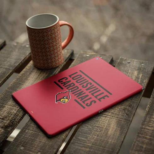 University of Louisville Cardinals Striped iPad Skins