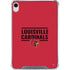 University of Louisville Cardinals Striped iPad 11th Gen (2025) Clear Case