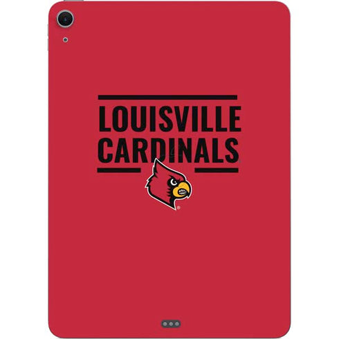 University of Louisville Cardinals Striped Apple iPad Air Skin